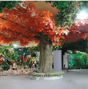 Venta al por mayor Realista Plástico Hojas Artificiales Colgando Pared <span class=keywords><strong>Artificial</strong></span> Planta <span class=keywords><strong>Artificial</strong></span> Hojas de Arce - Product Image 2