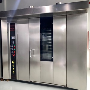 Nuovo <span class=keywords><strong>Forno</strong></span> a Convezione Rotante su Larga Scala Crownwing per Uso Commerciale, Alimentazione Elettrica/Olio Combustibile/Gas, Capacità 64 Vassoi per Alimenti - Product Image 3