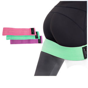 Ceinture de fitness avec bande de résistance, résistance moyenne, élastique, pour exercices de levage des fessiers, avec sac en maille pour l'entraînement - Product Image 2