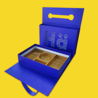 Boîte d'emballage pour gâteaux en plastique de qualité alimentaire STPP avec insert, pour emballage cadeau de biscuits, avec séparateur en PVC, design exquis