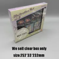 Boîte transparente pour One Piece TCG US Vol.2 Art Box, étui de protection anti-poussière transparent pour collectionneur