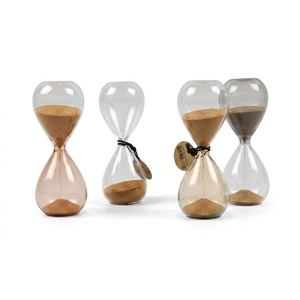 Minuteur Sablier en Verre 5, 10, 15, 30, 45 Minutes – Ensemble de Minuteries Personnalisables avec Sable Coloré – Accessoires Maison – Horloge à Sable pour Décoration Intérieure - Product Image 1