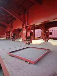 Semi-remorque à plateau en acier à trois essieux de 40 pieds, robuste, capacité 80T, pour le <span class=keywords><strong>transport</strong></span> de marchandises et de conteneurs polyvalents - Product Image 2