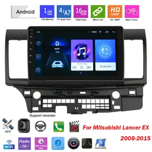 Lancer หน้าจอสัมผัสสำหรับ Android 2008-2015,รองรับ Wifi DSP FM BT มิลเลอร์ลิงก์วิดีโอ Aux GPS Car Dvd Player