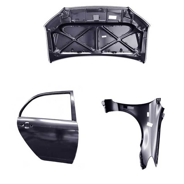 Auto Parts for TOYO TA CORO LLA 07 Front Engine Compartment Cover Fender Model Fit Car Accessories