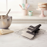 Spatule à pizza en acier inoxydable AKOKO, spatule de gril robuste avec poignée antidérapante pour la cuisson, le barbecue et la cuisine
