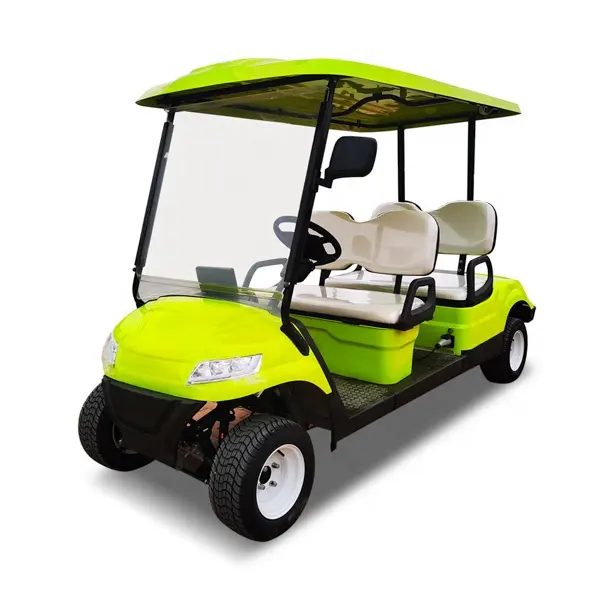 Carrito de golf eléctrico retro personalizado de EE. UU. Precio de fábrica de 4 asientos