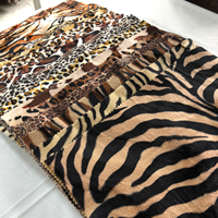 RedSun Textile Wholesaler Tissu en fausse fourrure 100% polyester brillant, motifs tigre, léopard, lapin et animal, pour maillots de bain