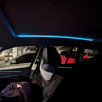 Pour BMW Série 3/5 G20 G30 X3 X4 X5 X6 X7, moulures intérieures de toit ouvrant, éclairage d'ambiance panoramique LED 11 couleurs, ABS