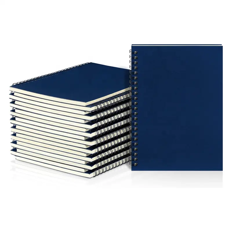 Caderno de papel espiral para presente de promoção, caderno de exercícios personalizado para planejador e diário, caderno de desenho