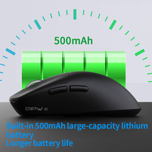 Mang Nhãn Hiệu 2.4Ghz Ba-Chế Độ Không Dây RGB Quang Học Chuột Chơi Game Cả Hai Tay USB Với Pin Trong Kho - Product Image 3