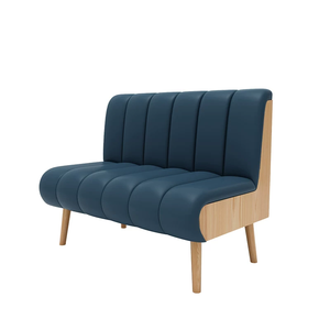 Sofá de Madera Maciza Comercial Personalizado de Alta Calidad Moderno para Muebles de <span class=keywords><strong>Restaurante</strong></span>, <span class=keywords><strong>Restaurante</strong></span> de Comida Rápida - Product Image 2