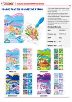 Livre de coloriage magique à l'eau réutilisable KEYBABY pour enfants, service d'impression de livres de dessin pour enfants