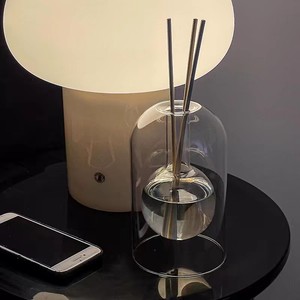 Bottiglia Vuota in Vetro per Aromaterapia Senza Fiamma, Diffusore di Fragranze Premium per Oli Essenziali con Bastoncini in Rattan - Product Image 5