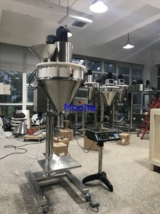 Polvo De Rellenar <strong>Extintor</strong> Semi Automatic Filling Powder Machine Tea Ribbon Mixer Dry Powder Filling Machine Screw Dispenser - Product Image 4