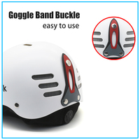 Casque de sécurité de sport de neige détachable certifié CE pour Snowboard, Ski, Snowboard