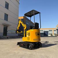 Livraison gratuite, mini-excavatrice de 1 tonne pour la ferme, le jardin et la construction, excavatrice compacte de 2 tonnes, moteur diesel à vendre