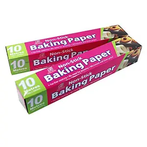 LFGB Approved Food Grade Non-stick Parchment Baking Paper Sheets with Customized Package Free Silicone Digital Printing Virgin