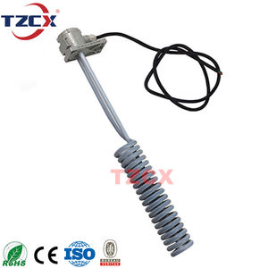TZCX marca PTFE recubierto de calentador de inmersión tubular eléctrico elemento de calefacción para líquidos corrosivos - Product Image 3