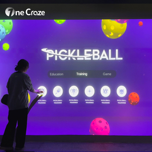 Jeu mural interactif multijoueur AR Pickleball, plus de 20 modes de jeu, projecteur intérieur de 5300 lumens pour salle de jeux, parc d'attractions - Product Image 5