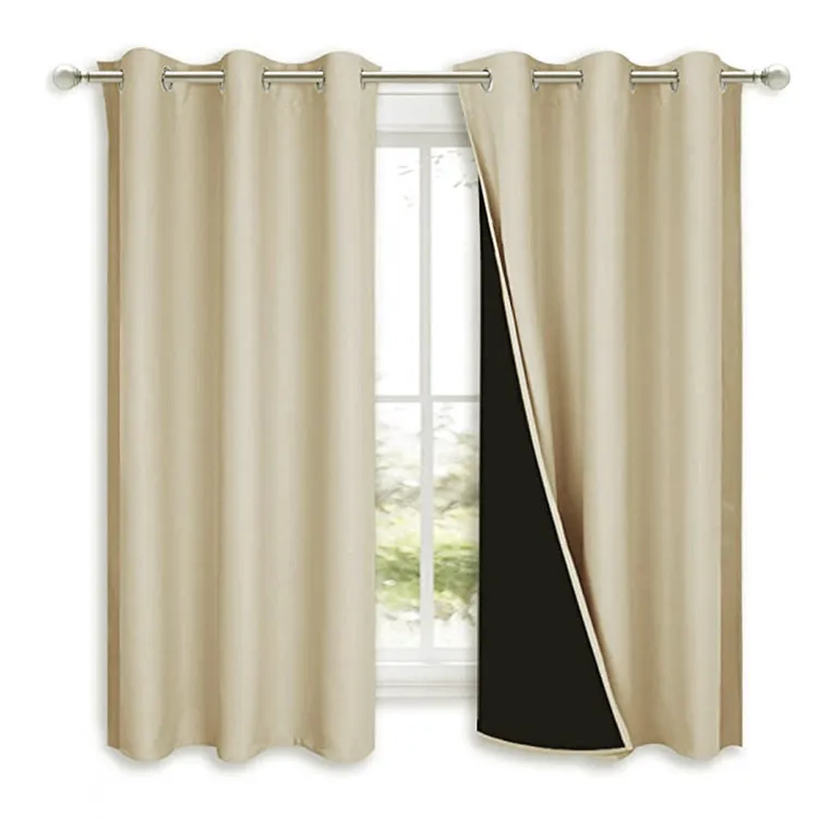 ZhongHua-Liner opaco de doble capa, cortina de buena calidad para Hotel