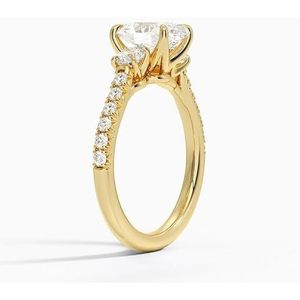 แหวนหมั้นเพชรทรงรี 14K ทองคำแท้ SGARIT สำหรับผู้หญิง 1 กะรัต ถึง 5 กะรัต เพชรเพาะเลี้ยงในห้องปฏิบัติการ รับรองโดย IGI เครื่องประดับเจ้าสาวสำหรับงานแต่งงาน - Product Image 5