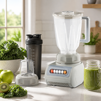 Blender Multifungsi Otomatis Tombol Tekan Pengolah Makanan Pembuat Smoothie Pembuat Jus Buah Sayuran Dapur Rumah Tangga