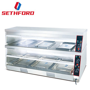 Calentador de alimentos eléctrico de 1,5 m, con sartén GN, escaparate de comida caliente, calentador de Chips de pollo fritos - Product Image 1