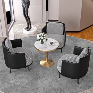 Sillón tapizado de tela sintética <span class=keywords><strong>para</strong></span> Hotel, sillón redondo de ocio individual, <span class=keywords><strong>para</strong></span> tienda y Hotel, precio de fábrica - Product Image 2