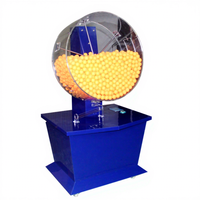 Machine à balles de tennis avec grande capacité 1500 balles Machine à loterie à vendre en couleur bleue