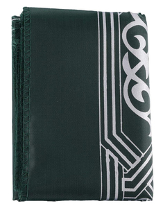 Tapis de prière islamique pliable de poche avec boussole, lavable, avec pochette zippée, 100x60cm, polyester imperméable pour extérieur - Product Image 4