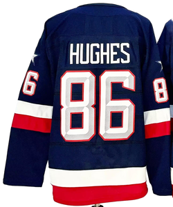 TOP 2025 Neues JIAEN Team Unisex Eishockey-Trikot mit Roten Nähten aus Polyester/Baumwolle, Schnelltrocknend & Atmungsaktiv - Product Image 3