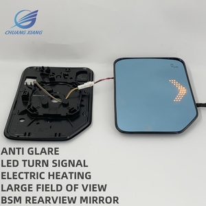 กระจกมองหลังสีฟ้าพร้อมเซ็นเซอร์ BSM และสัญญาณไฟเลี้ยว LED เหมาะสำหรับใหม่สำหรับ LC250. Toyota <span class=keywords><strong>proda</strong></span> - Product Image 4