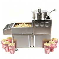 Macchina per Popcorn a Gas Completamente Automatica per Produzione di Popcorn per Eventi e Catering