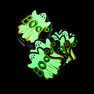 Pegatinas Luminosas de Fantasmas de Vinilo para Halloween - Brillan en la Oscuridad para Decoración de Fiestas - Product Image 2