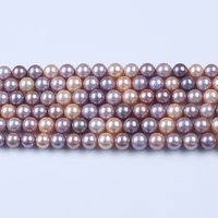 Wholesale11-14mm Couleurs Mélangées rondes edison en vrac perles d'eau douce brin