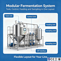 Réacteur biologique et réservoir en acier inoxydable 304, OEM, 500-50000L, fabricant certifié ISO 9001