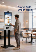 Mesin Terminal Pembayaran Interaktif Kapasitif TouchWo Restaurant 10 Titik dengan SDK untuk Kios Layanan Mandiri dan Pemesanan Mandiri
