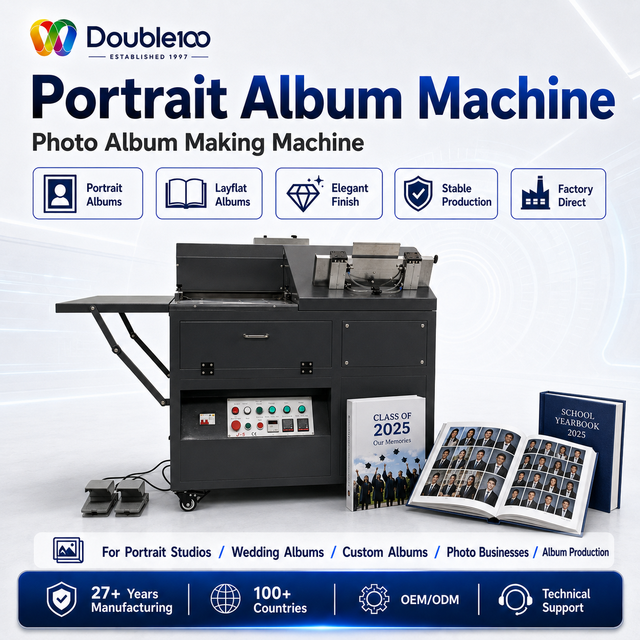 Double100 Professional Digital Photo Album Maker Machine for Wedding Photo Book Production