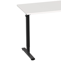 Bureau debout motorisé moderne pour la maison et le bureau, à moteur unique intelligent, plateau de table personnalisé de 47 x 23 pouces, réglable en hauteur électrique