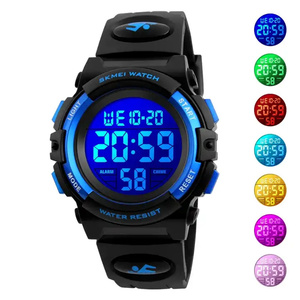 SKMEI – montres de sport pour enfants, montre numérique à Quartz, étanche, pour garçons et filles, nouvelle collection 1266 - Product Image 3