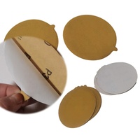 Disque de ponçage rond à crochets et boucles HYD/Hai Yanda de haute qualité, 5 pouces, haute dureté, épaisseur 1,2 mm, jaune
