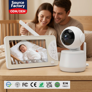 กล้องวงจรปิดติดตามการเคลื่อนไหว AI ปี 2026 สำหรับเด็กทารก หน้าจอ HD 7 นิ้ว กล้อง WiFi พร้อมเสียงสองทาง เสียงไวท์นอยส์ กล้องดูเด็กไร้สาย - Product Image 1