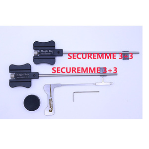 Set di 2 Chiavi Magiche <span class=keywords><strong>SECUREMME</strong></span> 3+3 Haoshi Tool, Colore Nero, Strumento per Aprire Cassette di Sicurezza, Attrezzi da Fabbro - Product Image 3