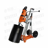 Machine de forage électrique à diamant à 3 vitesses - 1800W-3300W - Perceuse à béton avec embrayage de sécurité et support