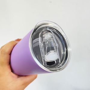 Gobelet isotherme fin et coloré de 20 oz avec haut-parleur, rechargeable par USB, finition mate, pour sublimation et impression par transfert thermique - Product Image 5