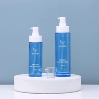 Bouteilles en verre à pompe bleue transparente 20ml 30ml 40ml et 100ml tailles pour nettoyant pour le visage Mascara gouttes pour les yeux cosmétiques sérum emballage