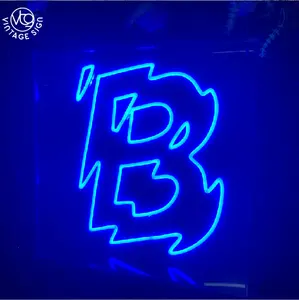 Led Acrylic Sign Beer Bar Bedroom Decor Man Cave Neon Light Sign 12v Neon Sign Custom Night Game For "B" image
