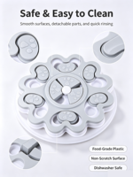 Jouet distributeur de friandises interactif pour chien, labyrinthe anti-étouffement, anti-ennui, en plastique durable et écologique, design moderne