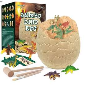 Big Egg Dig Dinosaur Excavation Science Kit Enfants Tige Éducative Dino Fossile Dinosaure Oeuf Jouet Archéologique - Product Image 1